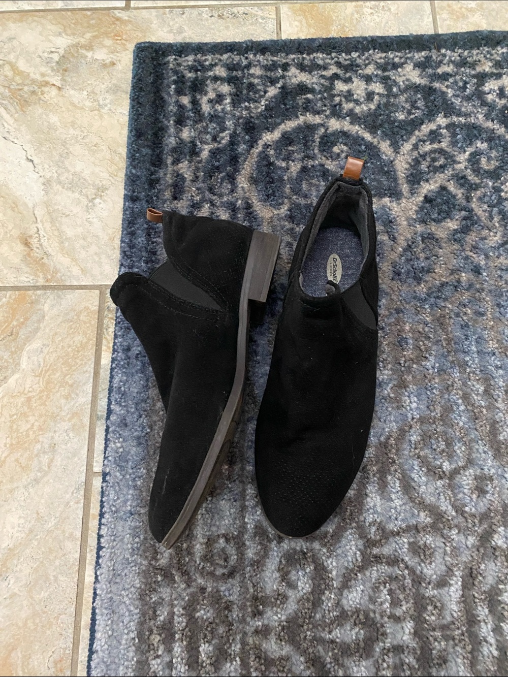 Black Suede Chelsea Boot - Dr scholls